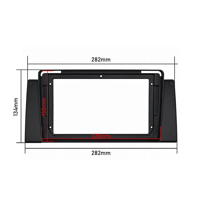 InCarTec PF-117-DSP BMW X5 (E53) 2000–2006 Perfect Fit 9" Stereo Kit (Navigation/ DSP Amplified Systems)