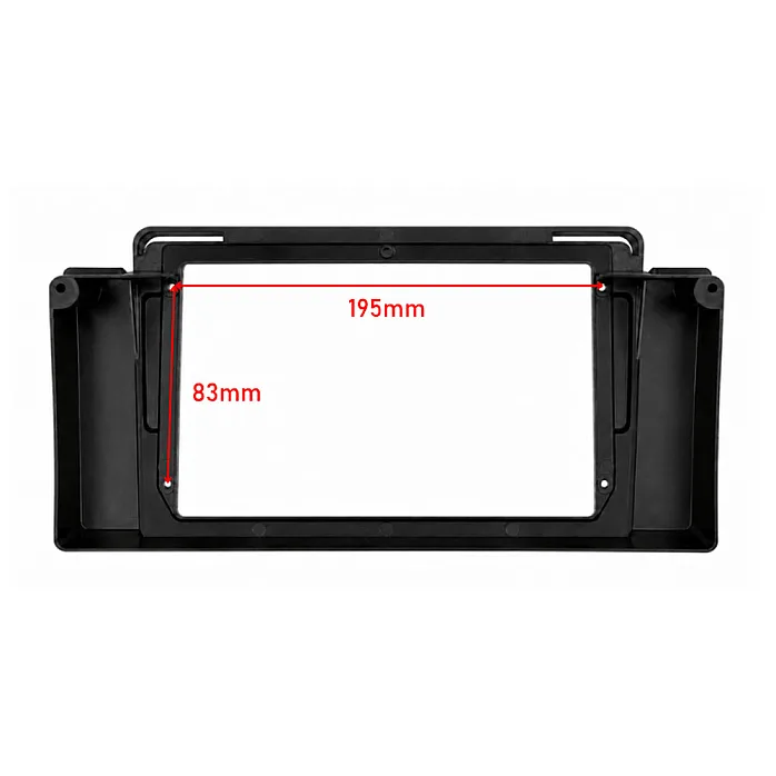 InCarTec PF-117-DSP BMW X5 (E53) 2000–2006 Perfect Fit 9" Stereo Kit (Navigation/ DSP Amplified Systems)