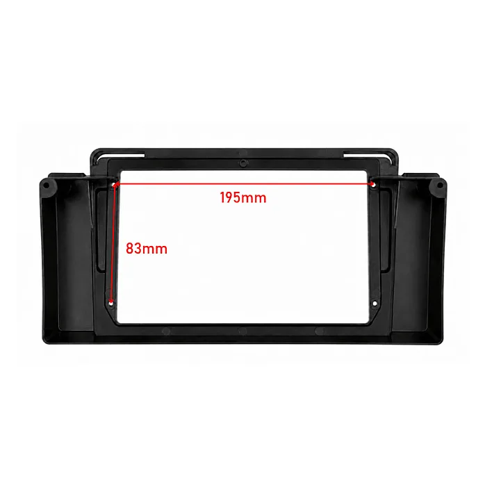 InCarTec PF-117-NAV BMW X5 (E53) 2000–2006 Perfect Fit 9" Stereo Fitting Kit (Navigation Radio)