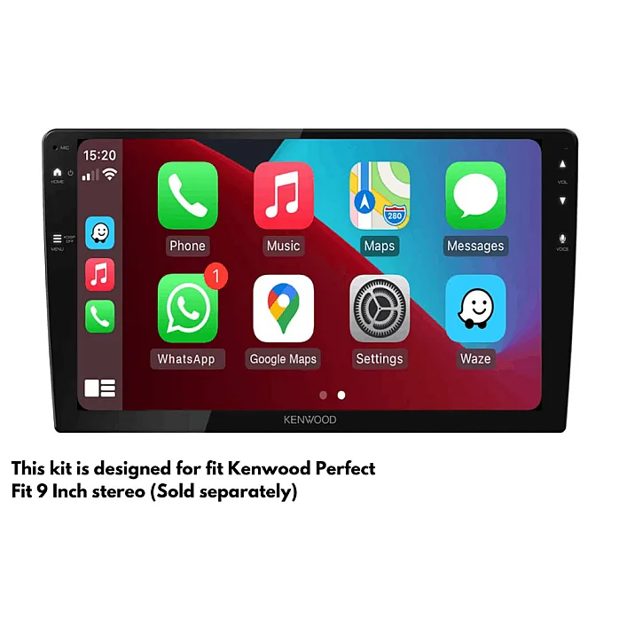 InCarTec PF-117-NAV BMW X5 (E53) 2000–2006 Perfect Fit 9" Stereo Fitting Kit (Navigation Radio)