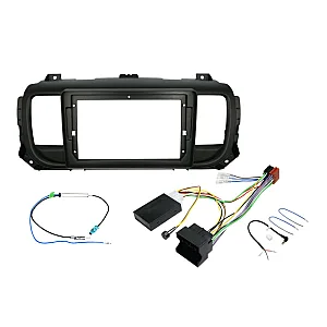 Vauxhall / Opel  Vivaro, Zafira Life 9" Perfect Fit Stereo Fitting Kit (Parking Sensors)