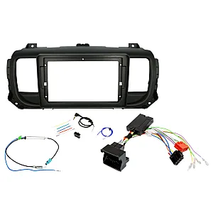 Citroen Dispatch, Space Tourer, Jumpy 9" Perfect Fit Stereo Fitting Kit (Standard Radio)