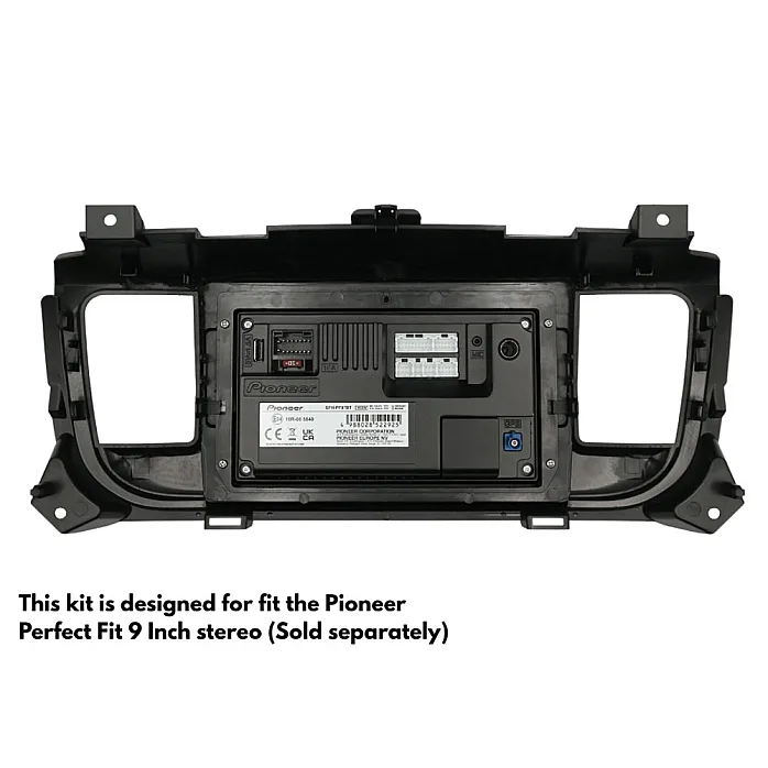 Toyota ProAce, ProAce Verso 9" Perfect Fit Stereo Fitting Kit (Standard Radio)