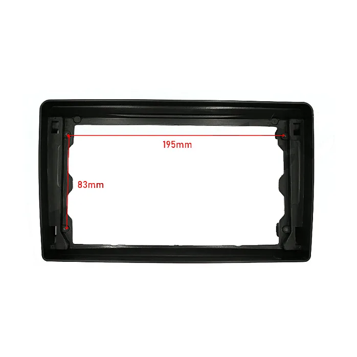 InCarTec PF-122-SWC Ford (Rectangle Radios) Perfect Fit 9" Stereo Fitting Kit (With Steering Controls)