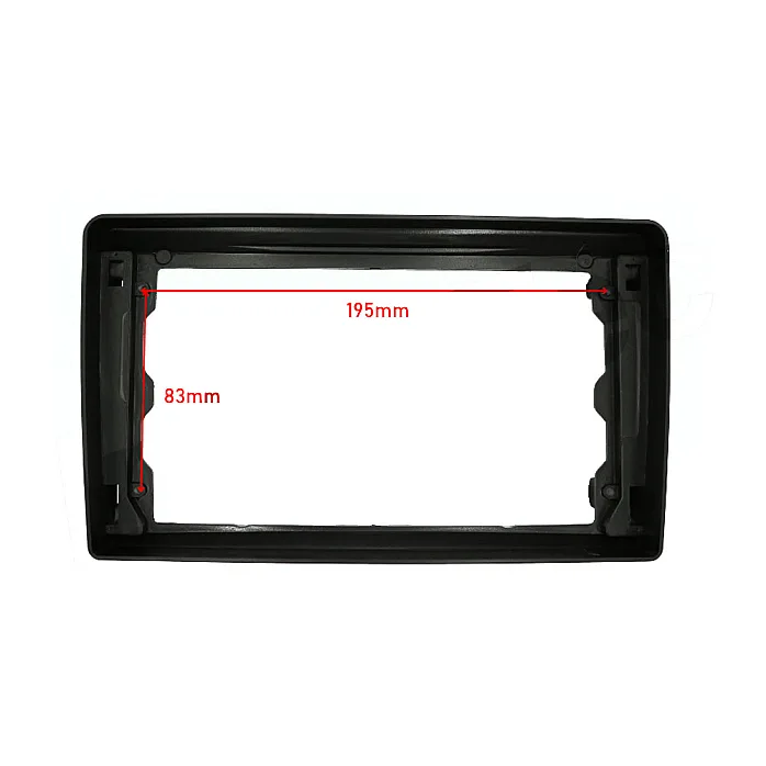 InCarTec PF-122 Ford (Rectangle Radios) Perfect Fit 9" Stereo Fitting Kit (No Steering Controls)