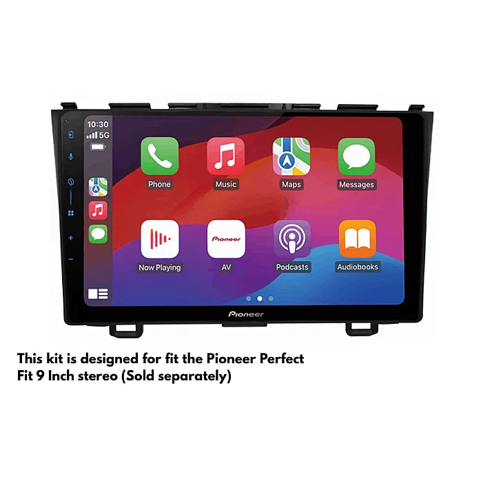 InCarTec PF-126-2VN3 Honda CR-V  (2007–2011) 9" Perfect Fit Stereo Fitting Kit (2VN3 Navigation)