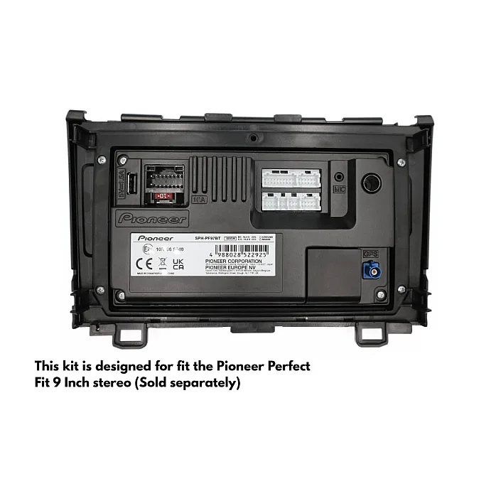 InCarTec PF-126-2VN3 Honda CR-V  (2007–2011) 9" Perfect Fit Stereo Fitting Kit (2VN3 Navigation)