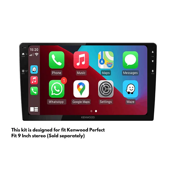 InCarTec PF-126-SUB Honda CR-V (2007-2011) 9" Perfect Fit Stereo Fitting Kit (2VNO Nav / Subwoofer)