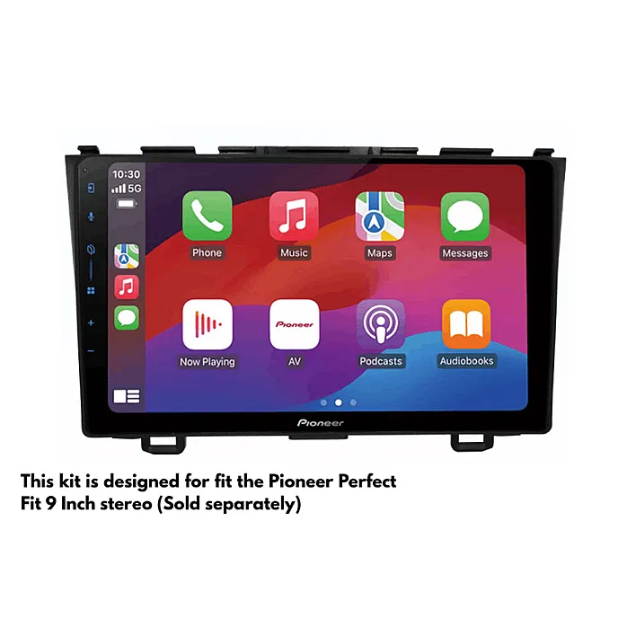 InCarTec PF-126-SUB Honda CR-V (2007-2011) 9" Perfect Fit Stereo Fitting Kit (2VNO Nav / Subwoofer)