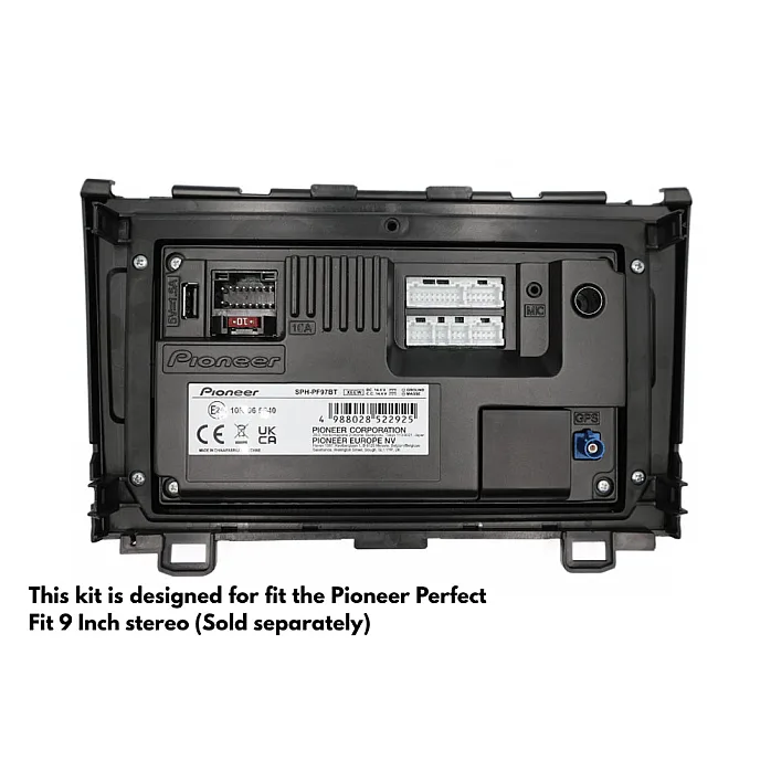 InCarTec PF-126-SUB Honda CR-V (2007-2011) 9" Perfect Fit Stereo Fitting Kit (2VNO Nav / Subwoofer)