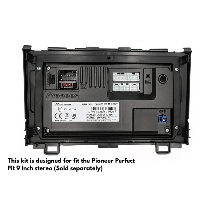 InCarTec PF-126 Honda CR-V (2007–2011) Perfect Fit 9" Stereo Fitting Kit (Standard Radios)