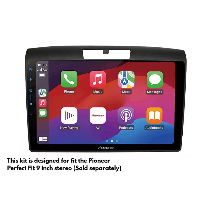 InCarTec PF-127-SWC Honda CR-V (2012–2017) Perfect Fit 9" Stereo Kit (Standard Radio, Non-Amplified)