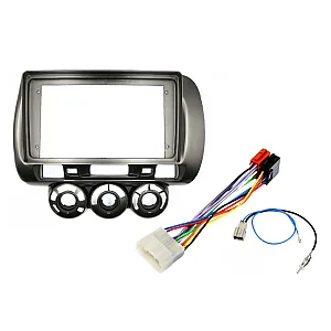 Honda Jazz (2002-2007) Perfect Fit 9" Stereo Fitting Kit (Manual AC / Without Steering Controls)