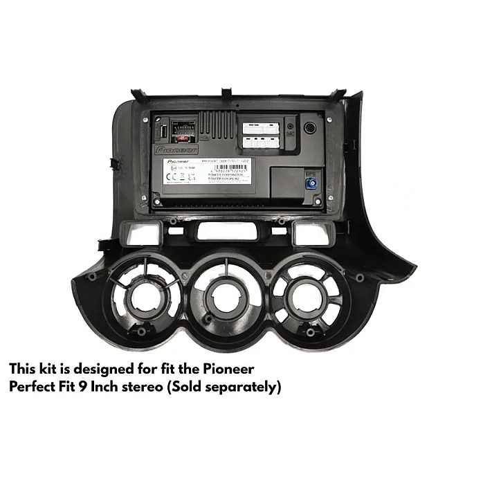 InCarTec PF-128 Honda Jazz (2002-2007) Perfect Fit 9" Stereo Fitting Kit (Manual AC / Without Steering Controls)