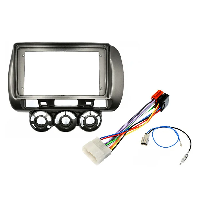 InCarTec PF-128 Honda Jazz (2002-2007) Perfect Fit 9" Stereo Fitting Kit (Manual AC / Without Steering Controls)