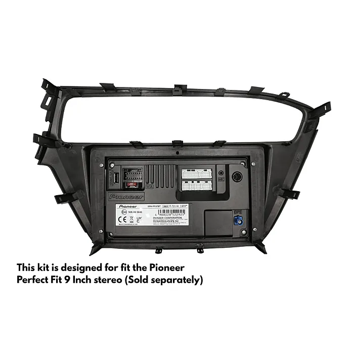 InCarTec PF-129-CAM Hyundai i20 2nd Gen (2018-2020) 9" Perfect Fit Stereo Fitting Kit (With SWC / Camera Retention)