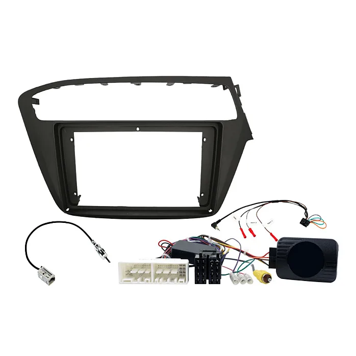 InCarTec PF-129-CAM Hyundai i20 2nd Gen (2018-2020) 9" Perfect Fit Stereo Fitting Kit (With SWC / Camera Retention)