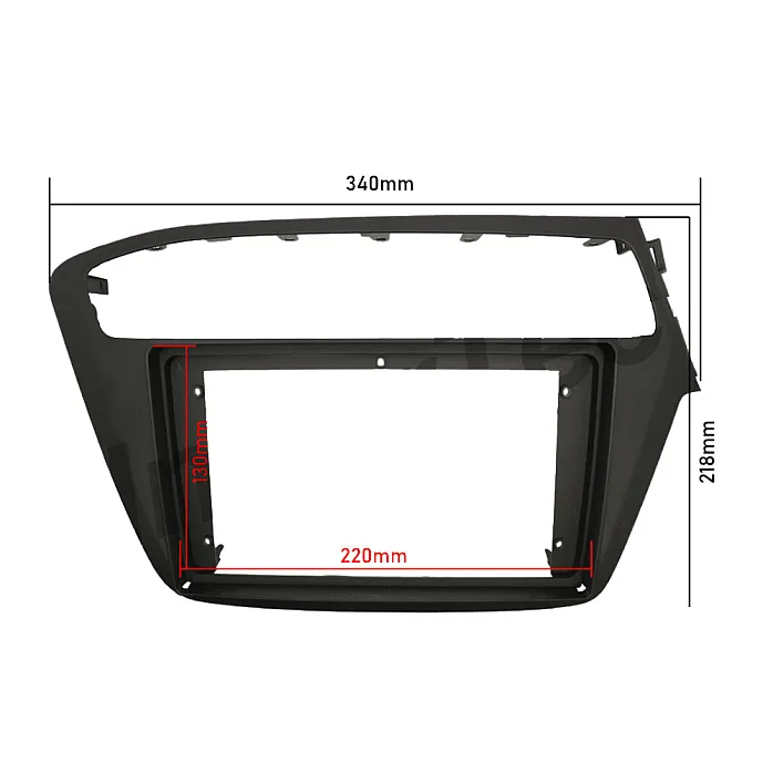 InCarTec PF-129-SWC Hyundai i20 2nd Gen (2018-2020) 9" Perfect Fit Stereo Fitting Kit (With Steering Wheel Control)