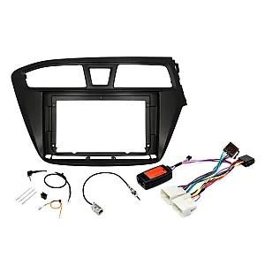 Hyundai i20 (2014-2018) 9" Perfect Fit Stereo Fitting Kit (With Steering Controls)