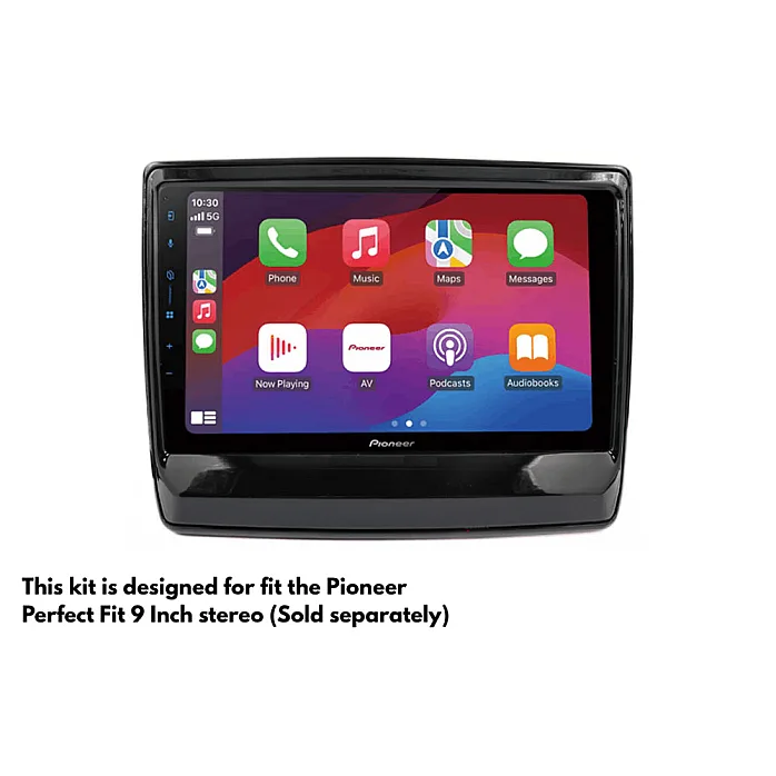 InCarTec PF-132 Isuzu D-Max, MU-X (2020 Onwards) Perfect Fit 9" Stereo Kit (Piano Black)