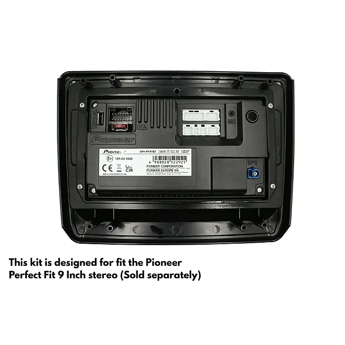 InCarTec PF-132 Isuzu D-Max, MU-X (2020 Onwards) Perfect Fit 9" Stereo Kit (Piano Black)