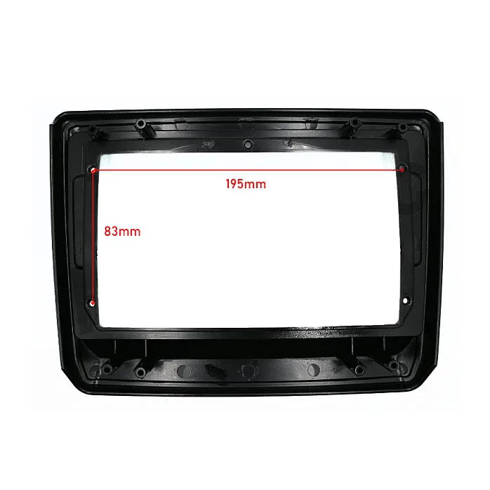 InCartTec PF-133 Isuzu D-Max, MU-X (2020>) Perfect Fit 9" Stereo Fitting Kit (MATT BLACK) 