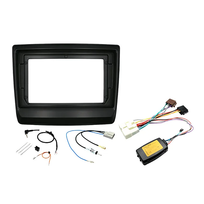 InCartTec PF-133 Isuzu D-Max, MU-X (2020>) Perfect Fit 9" Stereo Fitting Kit (MATT BLACK) 