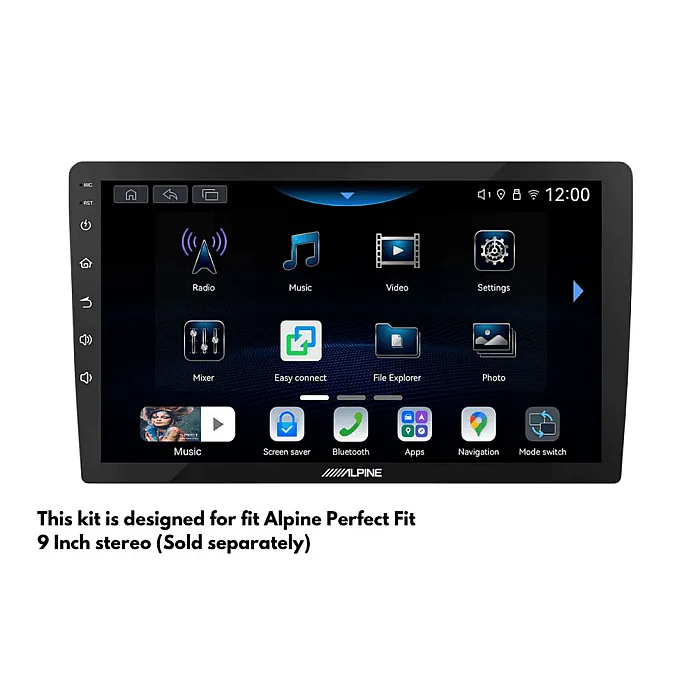 InCarTec PF-134 Isuzu D Max, MU-X Perfect Fit 9" Fascia Car Stereo Fitting Kit