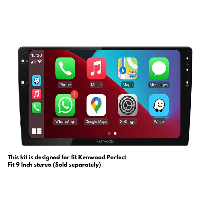 InCarTec PF-134 Isuzu D Max, MU-X Perfect Fit 9" Fascia Car Stereo Fitting Kit