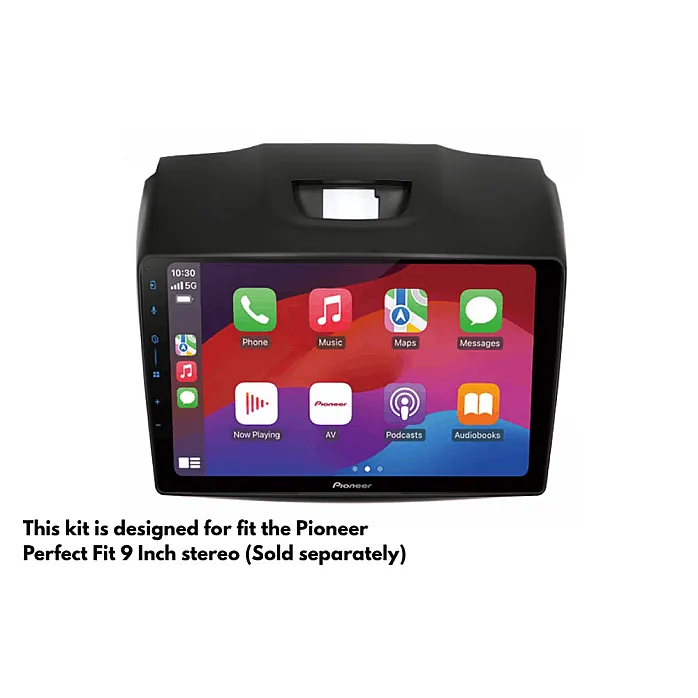 InCarTec PF-134 Isuzu D Max, MU-X Perfect Fit 9" Fascia Car Stereo Fitting Kit