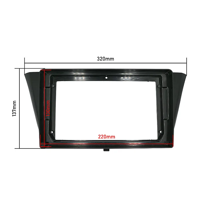 InCarTec PF-135-DELPHI Iveco Daily (2014-2019) Perfect Fit 9" Stereo Kit (Delphi Radio)