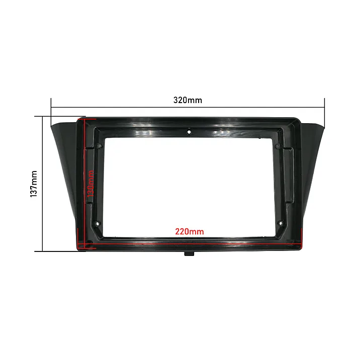 InCarTec PF-135-NAVI Iveco Daily (2014-2019) Perfect Fit 9" Stereo Fitting Kit (OEM NAVI RADIO)