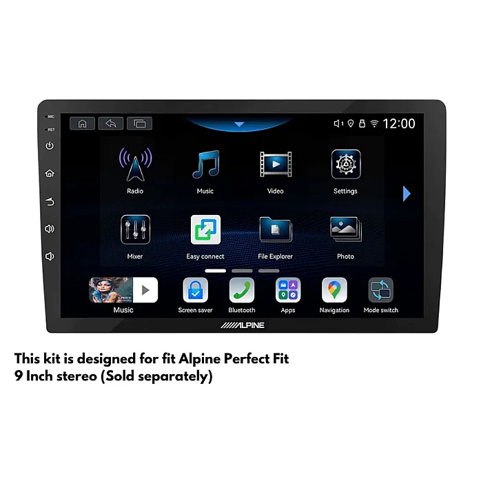 InCarTec PF-135-NAVI Iveco Daily (2014-2019) Perfect Fit 9" Stereo Fitting Kit (OEM NAVI RADIO)