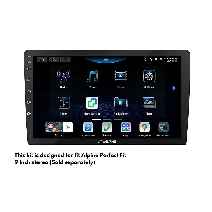 InCarTec PF-135-SWC Iveco Daily (2014-2019) Perfect Fit 9" Stereo Fitting Kit (Standard Radio)