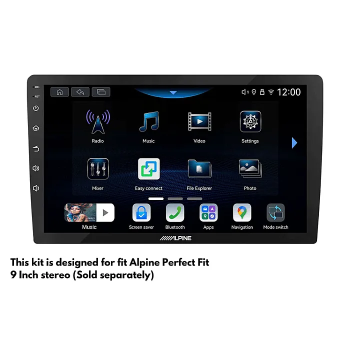 Kia Ceed 2nd Gen JD (2012-2016) Perfect Fit 9" Stereo Fitting Kit (STANDARD RADIO)