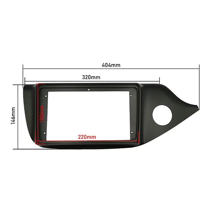 Kia Ceed 2nd Gen JD (2012-2016) Perfect Fit 9" Stereo Fitting Kit (STANDARD RADIO)