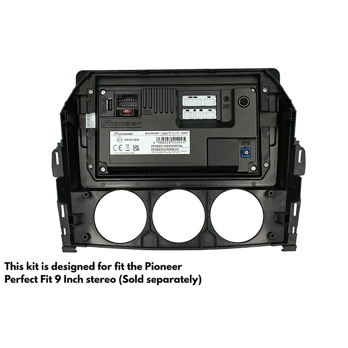 InCarTec PF-138 Mazda MX-5 2009-2015 Perfect Fit 9" Stereo Fitting Kit (Without SWC/  Non Bose )