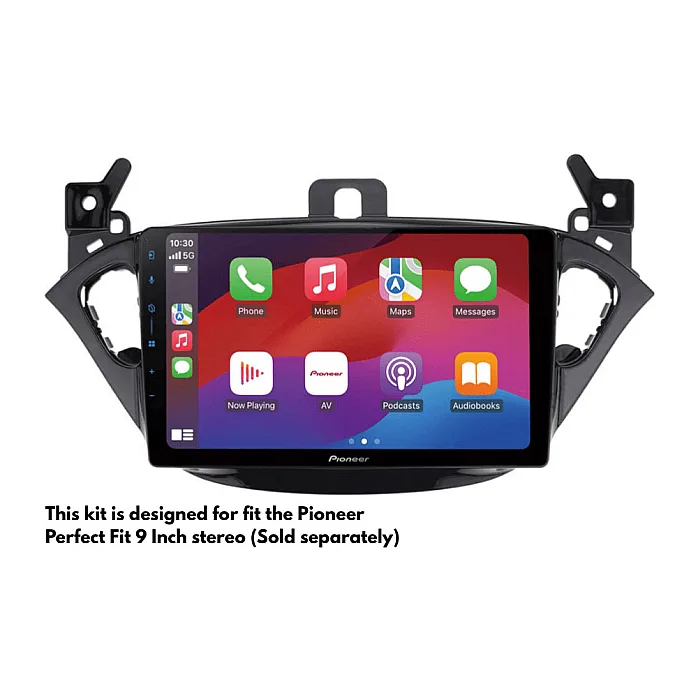 InCarTec PF-141-R3 Vauxhall / Opel Adam, Corsa E (2013–2017) Perfect Fit 9" Stereo Kit (IntelliLink R3.0 Systems)