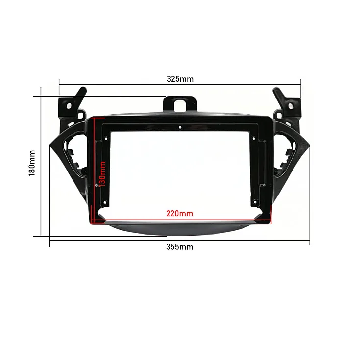 InCarTec PF-141-R3 Vauxhall / Opel Adam, Corsa E (2013–2017) Perfect Fit 9" Stereo Kit (IntelliLink R3.0 Systems)