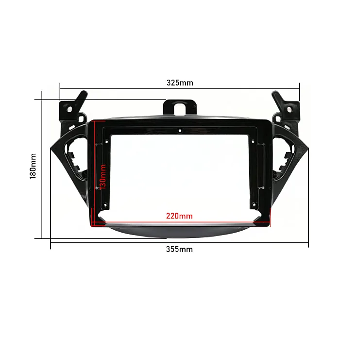 InCarTec PF-141-SWC Vauxhall Adam, Corsa E (2014-2019) Pioneer 9" Fitting Kit (BT 3.0 CD Systems)