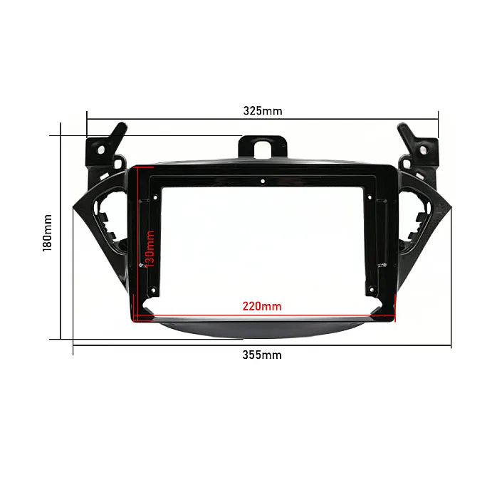 InCarTec PF-141-USB Vauxhall Adam, Corsa E (2014-2019) Pioneer 9" Fitting Kit (BT 3.0 Systems / USB Retention)