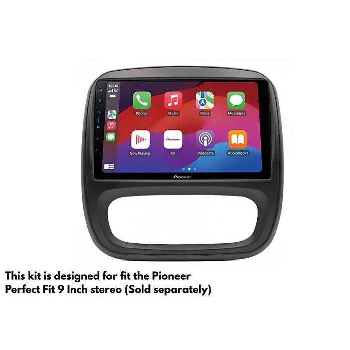 InCarTec PF-144-NAV Vauxhall / Opel Vivaro B (2015 - 2020) Pioneer 9" Fitting Kit (Factory Nav Systems)