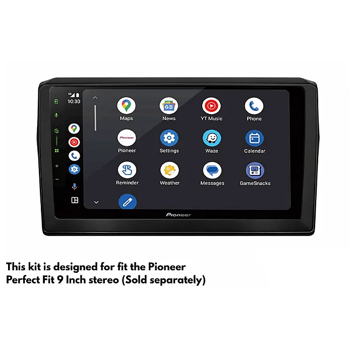 InCarTec PF-146-CAM Suzuki Swift (2017 Onwards) Pioneer 9" Perfect Fit Kit (Steering Control / USB / Camera Retention)