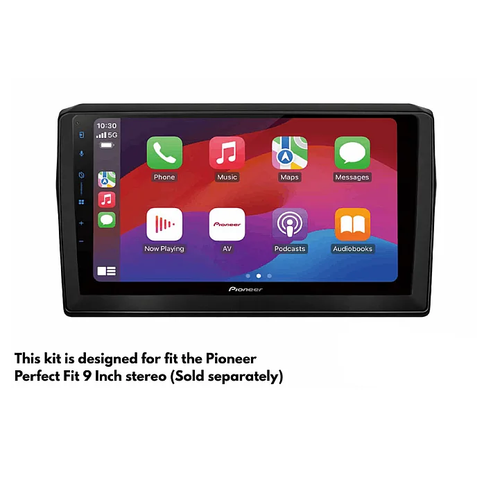 InCarTec PF-146-USB Suzuki Swift (2017 Onwards) Pioneer 9" Perfect Fit Kit (Steering Control/ USB Retention)