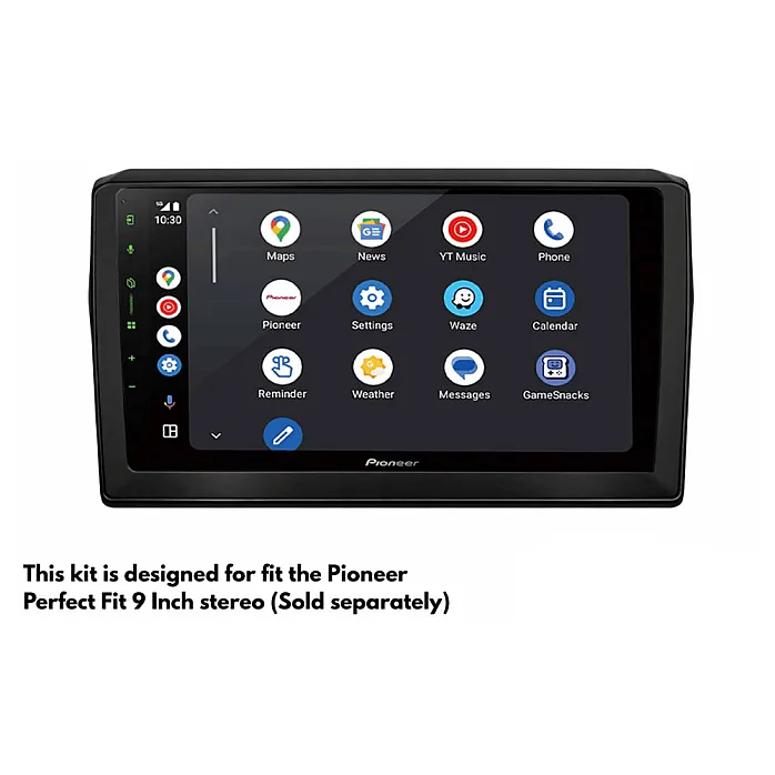 InCarTec PF-146-USB Suzuki Swift (2017 Onwards) Pioneer 9" Perfect Fit Kit (Steering Control/ USB Retention)