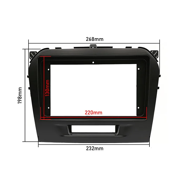 InCarTec PF-148-SWC Suzuki Vitara 2015-2019 Perfect Fit 9" Stereo Fittting Kit (Standard CD Radio)