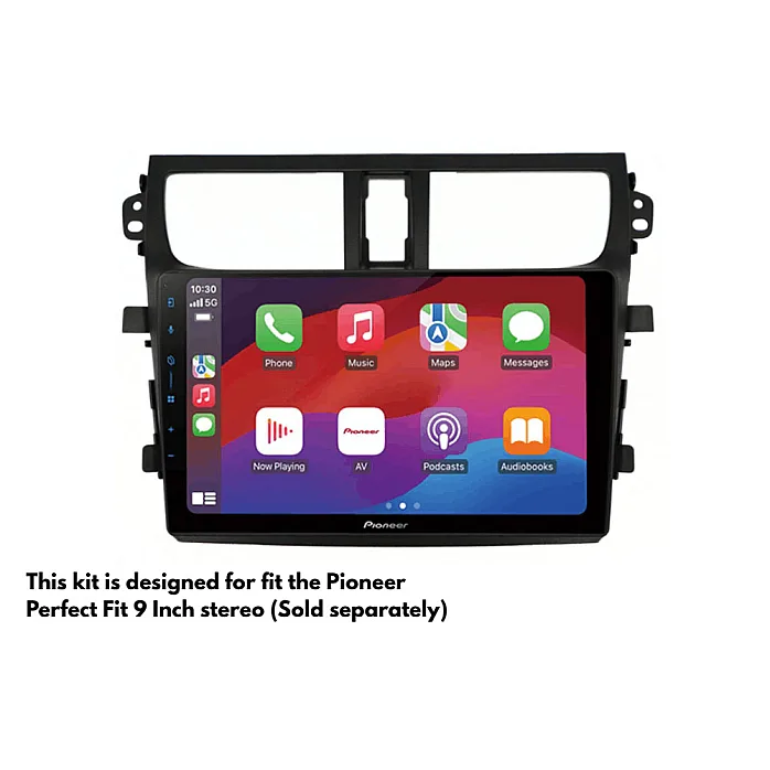 InCarTec PF-151-SWC Suzuki Celerio (2014-2019) Perfect Fit 9" Stereo Fitting Kit (WITH SWC)