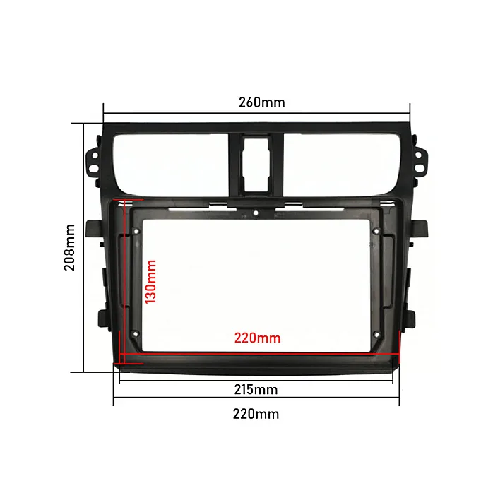 InCarTec PF-151 Suzuki Celerio (2014-2019) Perfect Fit 9" Stereo Fitting Kit (WITHOUT SWC)