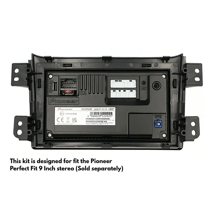 InCarTec PF-152-SWC Suzuki Splash, Ritz 2008-2016 Perfect Fit 9" Stereo Fitting Kit (WITH SWC)