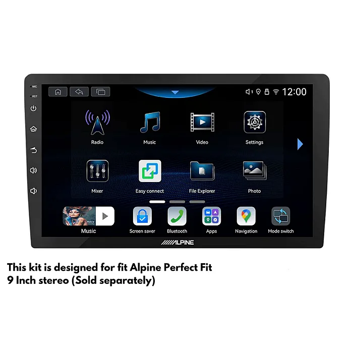 InCarTec PF-152 Suzuki Splash, Ritz Perfect Fit 9" Stereo Fitting Kit (WITHOUT SWC)